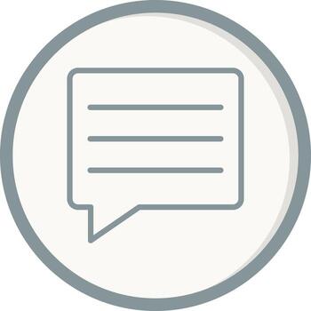 icono de vector de mensaje