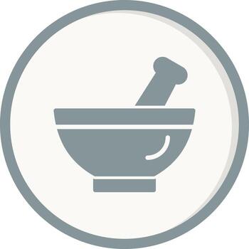 icono de vector de mortero