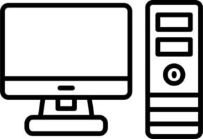 Computer Vector Icon