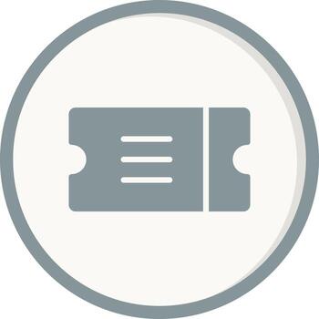 icono de vector de boleto