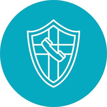 icono de vector de escudo