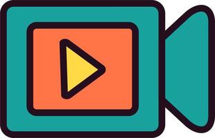 Video Player Vector Icon