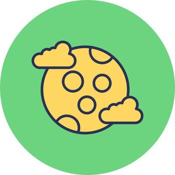 Full Moon Vector Icon