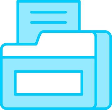 icono de vector de carpeta