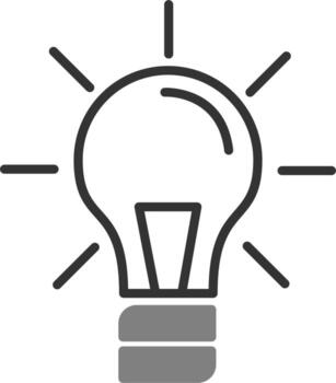 icono de vector de idea