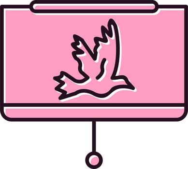 icono de vector de presentación