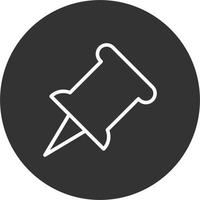 Push Pin Vector Icon