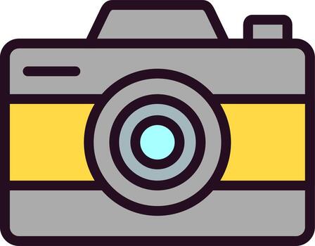 icono de vector de camara