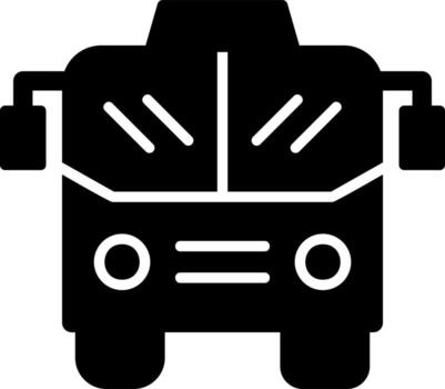 icono de vector de bus