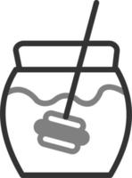 Honey Jar Vector Icon