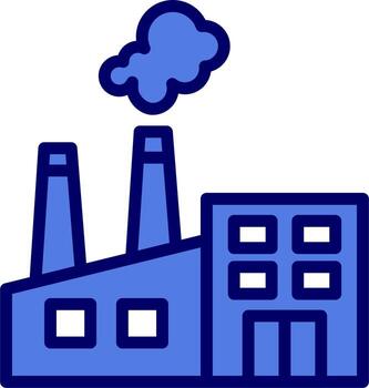 icono de vector de fábrica