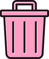 Trash Bin Vector Icon