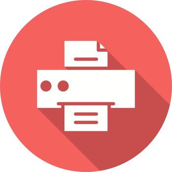 icono de vector de impresora