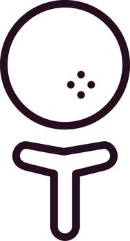 Golf Vector Icon