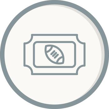 icono de vector de boleto