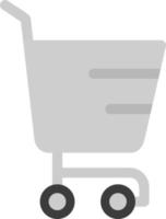 icono de vector de carrito de compras