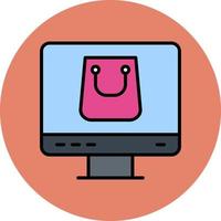 Online Shopping Vector Icon