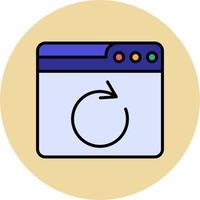 Web Reload Vector Icon