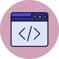 Web Programming Vector Icon