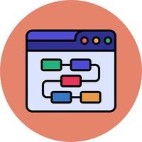 Web Algorithm Vector Icon