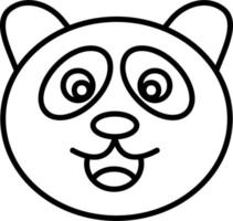 Panda Vector Icon