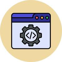 Web Code Optimisation Vector Icon