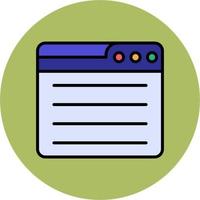 Web Site Vector Icon