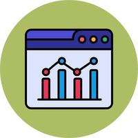 Web Analytics Vector Icon