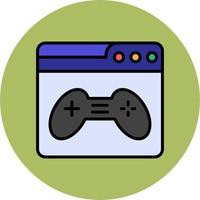 Browser Games Vector Icon