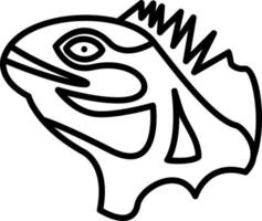 iguana vector icono