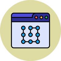 Web Pattern Vector Icon