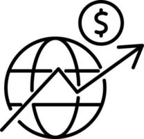 economía vector icono