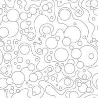 Abstract geometric seamless pattern. Bubble ornamental background. Circles. vector