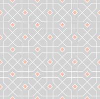 Abstract geometric shapes diagonal lines seamless pattern. Mosaic tile ornament texure with stylish asian motif vector