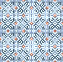 Abstract geoetric line seamless white pattern. Arabesque tile texture in asian decor style vector