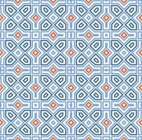 Abstract geoetric line seamless white pattern. Arabesque tile texture in asian decor style vector