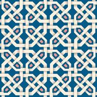 Abstract arabesque line seamless pattern in celtic style. Stylish ornamental backdrop with intertwining lines. Good for interior decoration in ethnic style vector