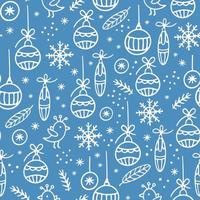 NEW YEAR ABSTRACT HYGGE Seamless Pattern Vector Illustration