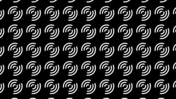 vistoso geométrico antecedentes con círculos video