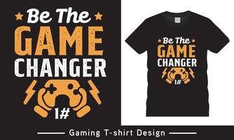 Game Lover T Shirt Design Free Vector