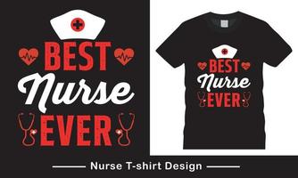 nurse t shirt vector