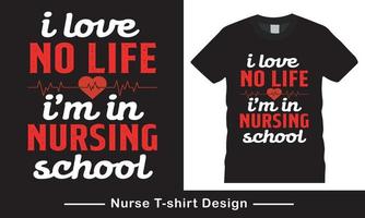 nurse t shirt vector