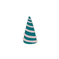 Christmas tree isolated on white background. vector