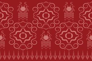 patrón de tejido étnico estilo geométrico. sarong azteca étnico oriental patrón tradicional fondo rojo carmesí. resumen, vector, ilustración. uso para textura, ropa, envoltura, decoración, alfombra. vector