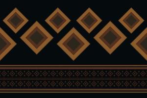 Ethnic fabric pattern geometric style. Sarong Aztec Ethnic oriental pattern traditional dark black background. Abstract,vector,illustration. use for texture,clothing,wrapping,decoration,carpet. vector
