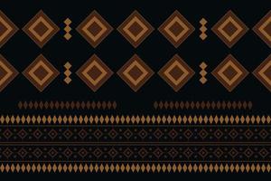 Ethnic fabric pattern geometric style. Sarong Aztec Ethnic oriental pattern traditional dark black background. Abstract,vector,illustration. use for texture,clothing,wrapping,decoration,carpet. vector