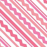 Seamless cute vector pattern stripe 45 degree illustrator balance strip patterns Zig zag pink valentine love pastel color strips different size valentines day wallpaper.