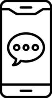 Conversation Vector Icon