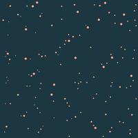 STARDUST Abstract Orange Globulars On A Dark Blue Background vector