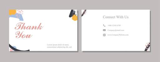 Greeting card template Free Vector